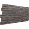 Ekena Millwork 48 5/8"W x 24 3/4"H x 1 1/4"D Cascade Stacked Stone, StoneWall Faux Stone Siding Panel, Slate Gray PNU24X48CASG - alternate 4